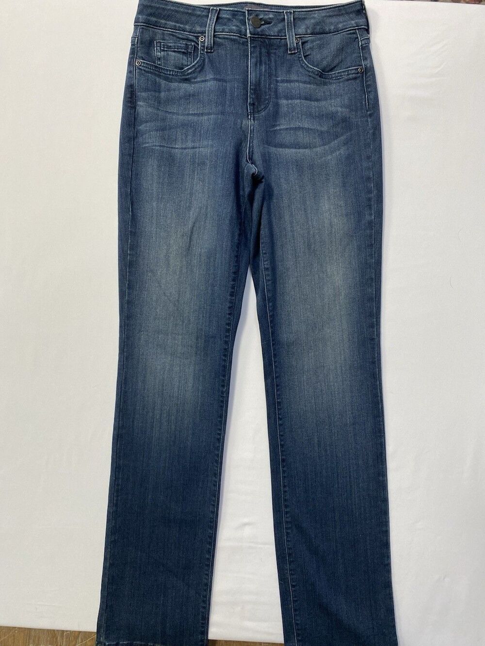 NYDJ Marilyn Straight Jeans Women's Size 2 Blue Sure Stretch Lift Tuck Denim